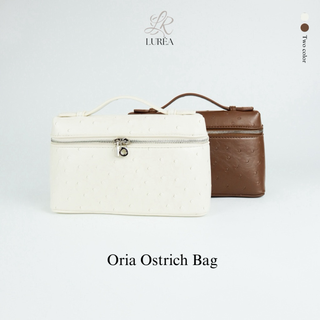 LUREA - Oria Ostrich Bag - กระเป๋าถือ - กระเป๋าสะพาย