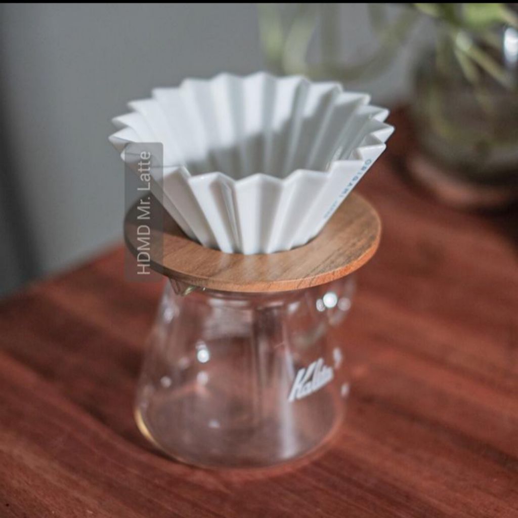 Origami Dripper ที่วางไม้ Walnut Dripper Stand