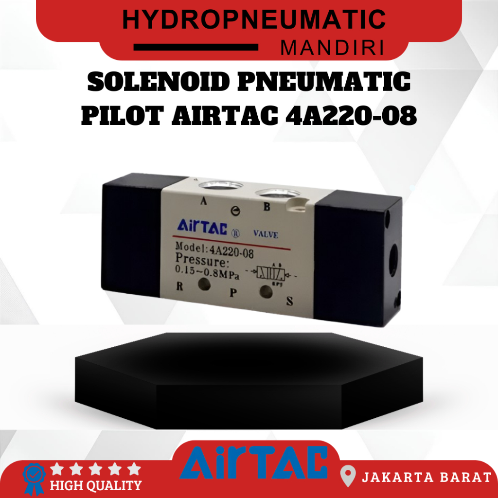 โซลินอยด์ลมนักบิน AIRTAC 4A220-08