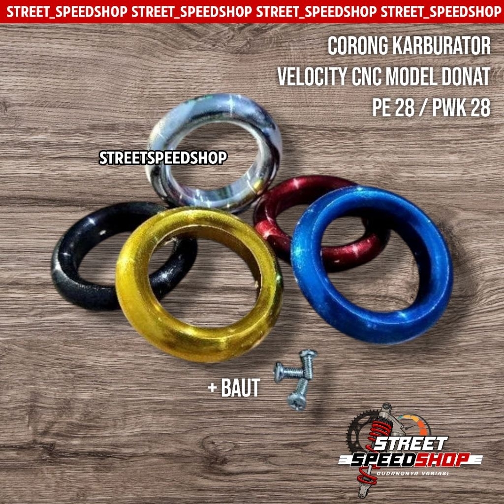 กรวยคาร์บูเรเตอร์ Velocity CNC รุ่น Donate PE 28 / PWK 28
