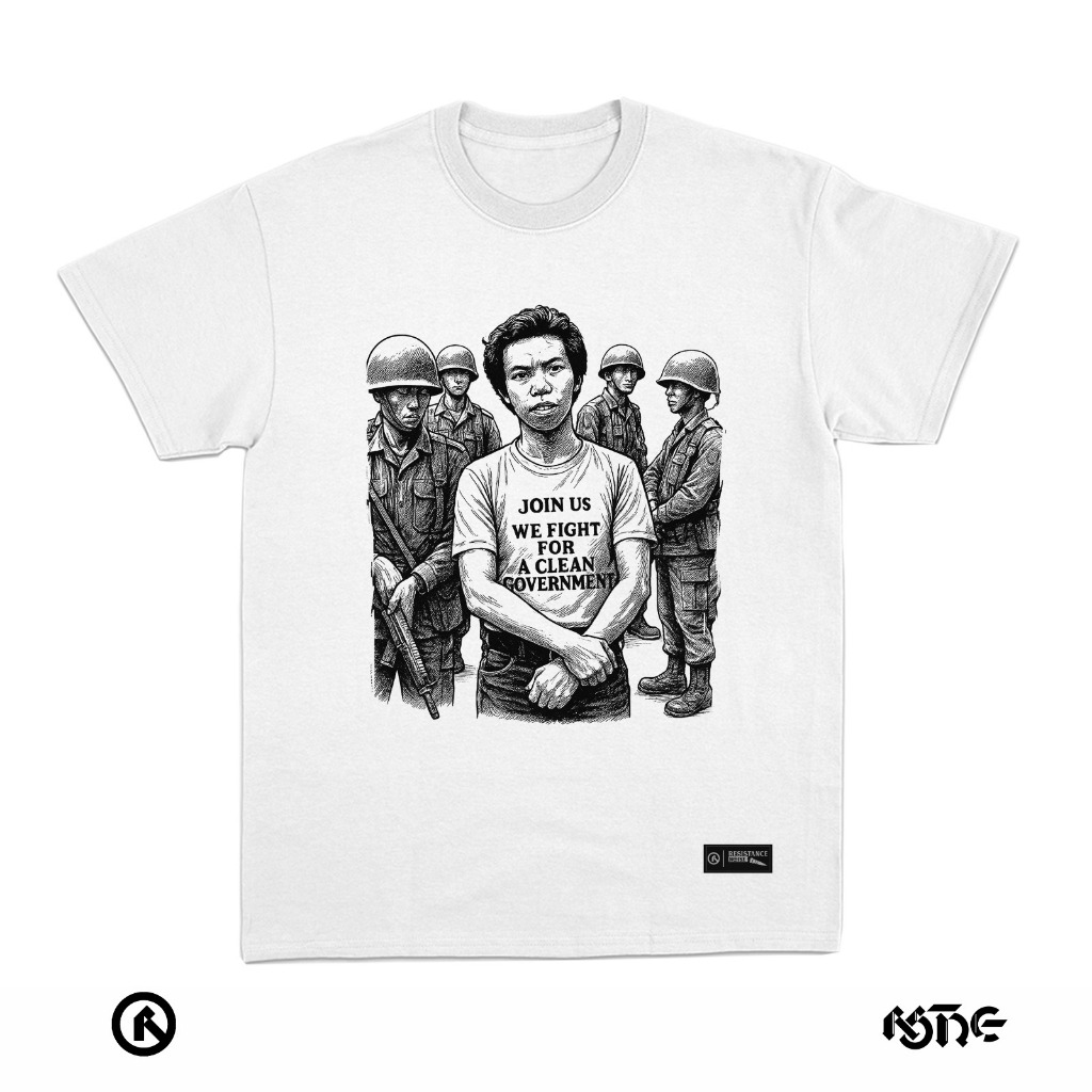 Join Us We Fight For A Clean Governance T-Shirt - Resistance Noise - RN 739