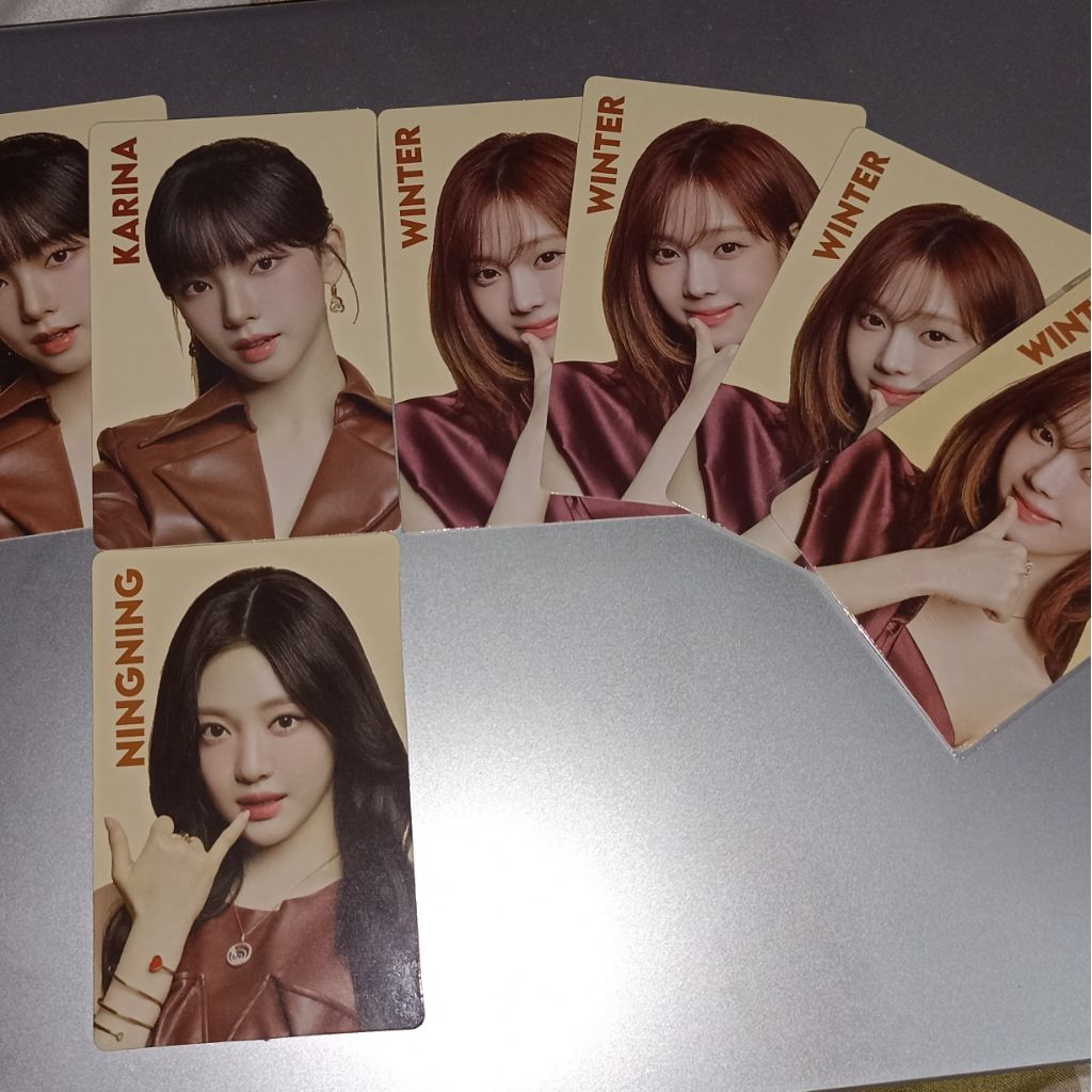 Aespa x Nabati Photocard Richoco พิเศษ | Karina Giselle Winter Ningning