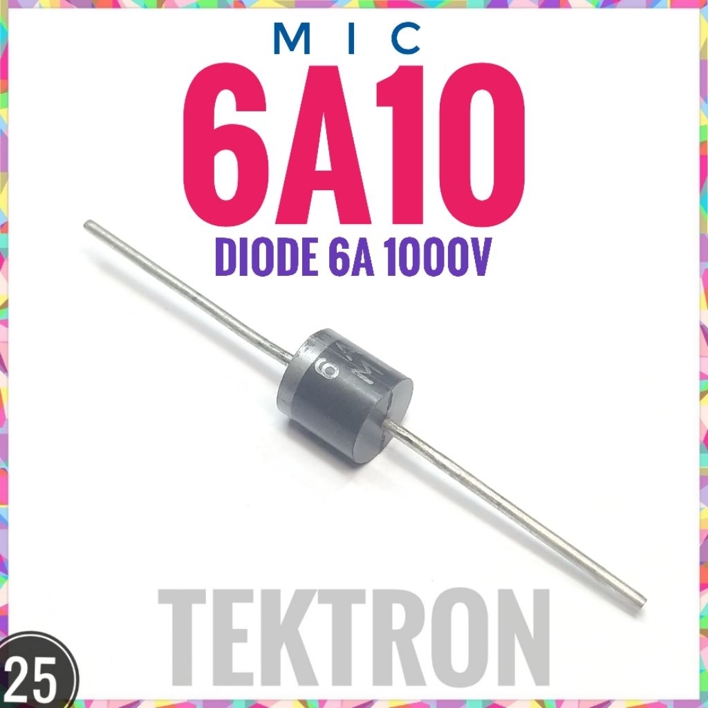 ไดโอด MIC 6A10 6A 1000V ไดโอดเรียงกระแส
