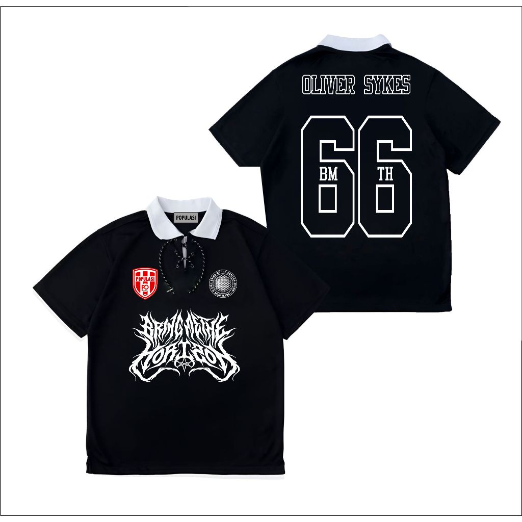 Cavenza Jersey BMTH Oliver Sykes 66 Football Jersey Vintage Jersey Sportswear เสื้อฟุตบอล Band Jerse