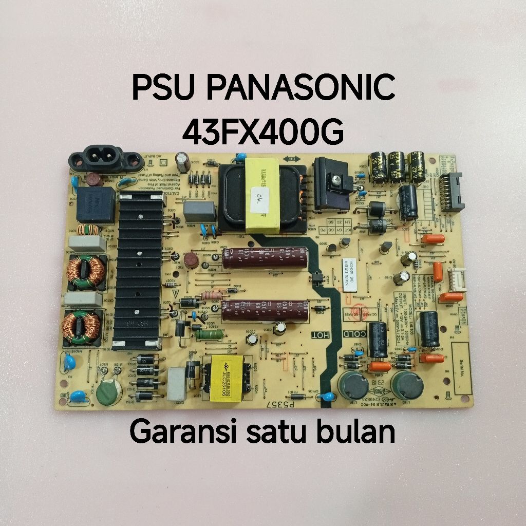 PSU POWER SUPPLY REGULATOR TV PANASONIC 43FX400G - PSU POWER SUPPLY REGULATOR TV PANASONIC 43FX400G