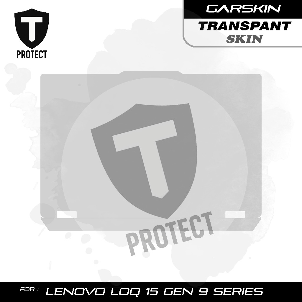 Garskin สติ๊กเกอร์แล็ปท็อปโปร่งใส Lenovo LOQ Gaming-15 15AHP9 15ARP9 15IAX9 15IAX9I 15IRX9 (ฝาครอบ)