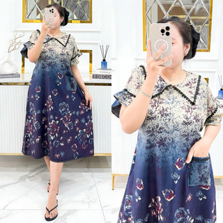 DASTER AUREL JUMBO LD 120 CM BUSUI WANITA BAHAN RAYON PREMIUM ADEM NYAMAN RATU LAKU DASTER