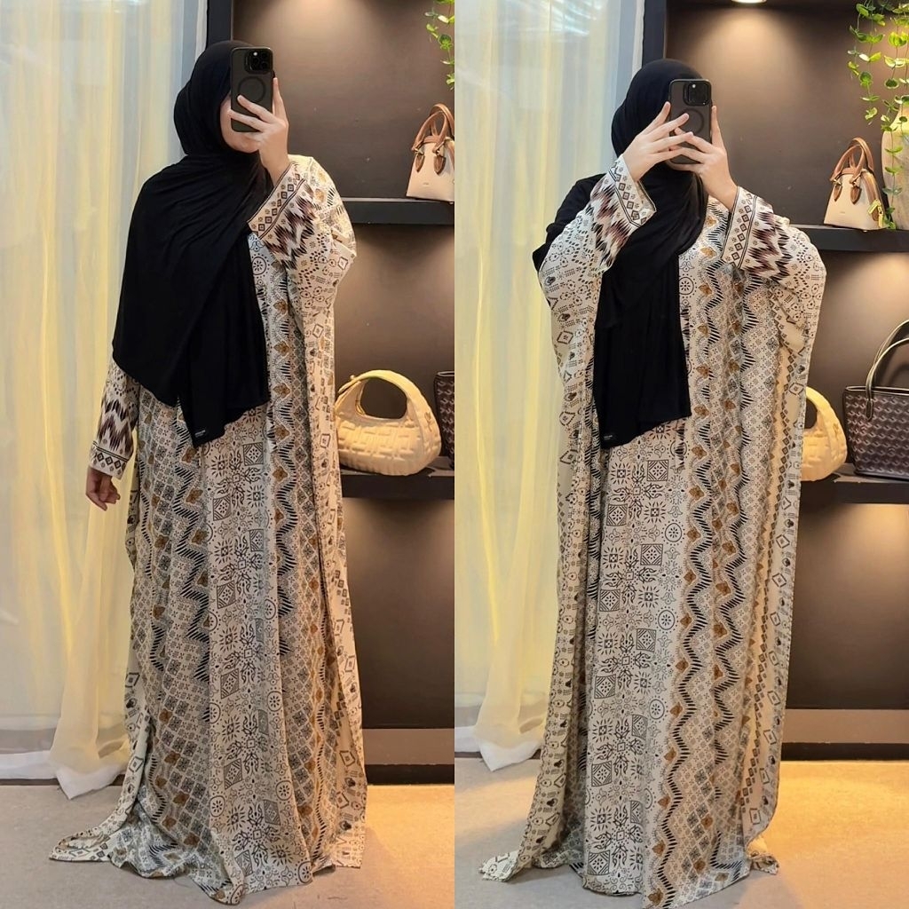 LKA.ID - Alisha Kaftan Rayon Premium Motif ซิปล่าสุด Kaftan Nursing Friendly