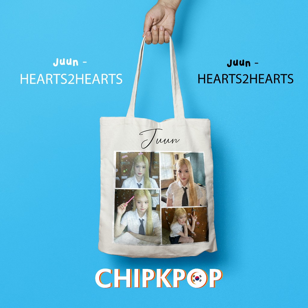 TOTEBAG [ชุดแพ็ค] JUUN H2H HEARTS2HEARTS I PC H2H I PHOTOCARD H2H I CARMEN I ALBUM H2H HEARTS TO HEA
