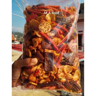 seblak mix campur kemasan 250gr pedas daun jeruk