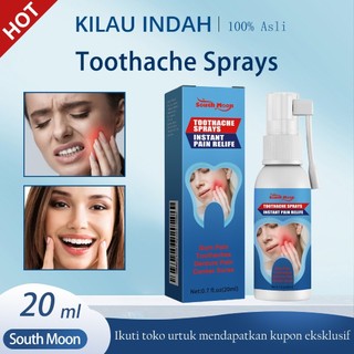 South Moon Obat Sakit Gigi Semprot 20ml - Toothache Spray/Semprot Sakit Gigi /Berlubang Berlubang Obat /Sariawan Obat Gigi Obat/ Gusi Bengkak