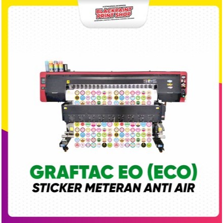 Gratac Glossy EO Meter Sticker / Outdoor Sticker Printing / Waterproof Printing Sticker (Eco Print)