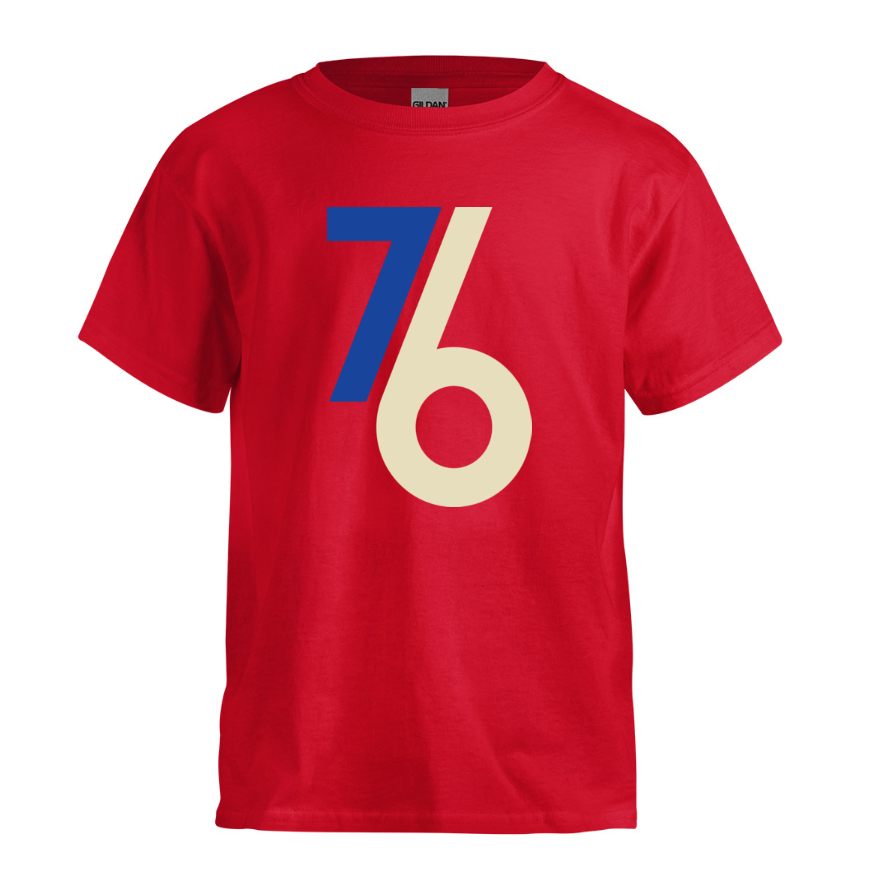 เสื้อบาสเก็ตบอลโลโก้ NBA Philadelphia 76ers City Edition