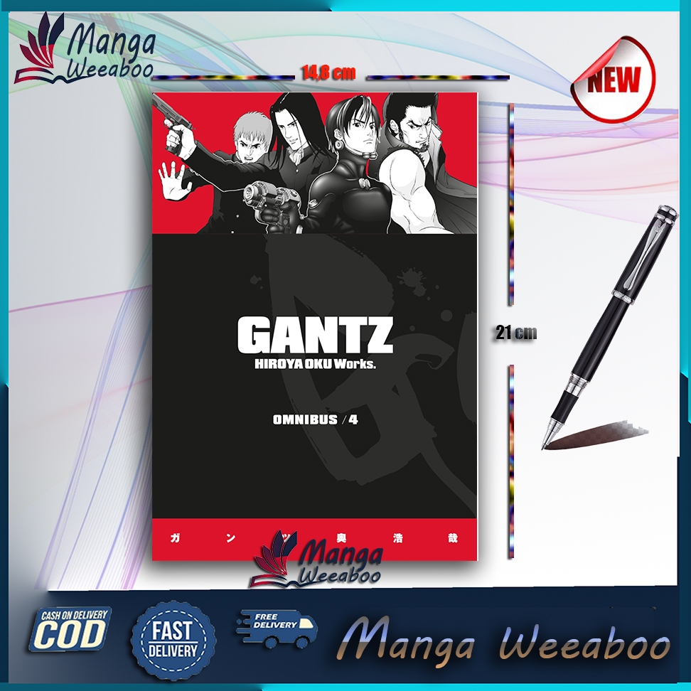 Gantz Omnibus การ์ตูนฉบับ vol 4 โดย Hiroya Oku - มังงะ Weeaboo