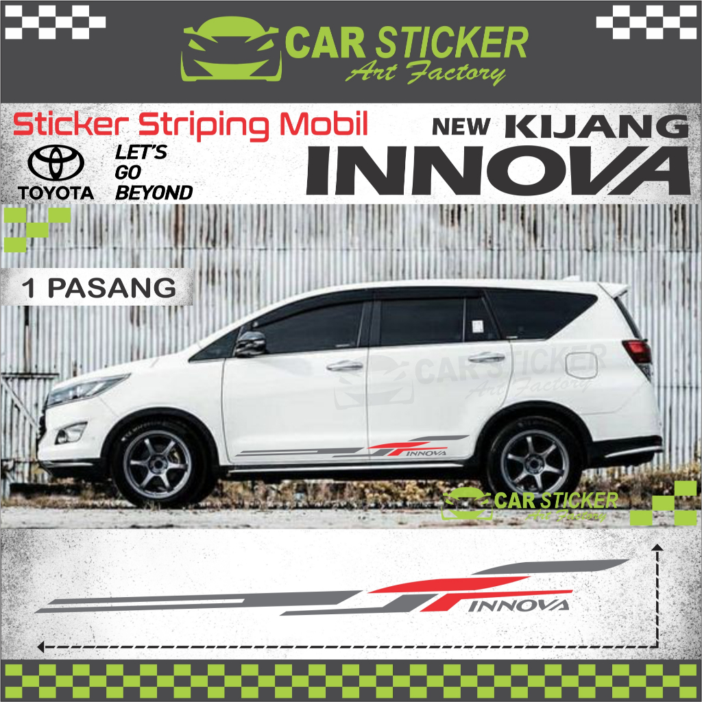 IR25 Innova Reborn Striping Stickers / Innova Reborn Sticker List / Innova Car Stickers