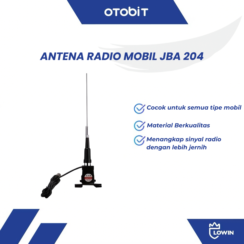 CAR RADIO ANTENNA / CAR RADIO ANTENNA LOWIN JBA 204