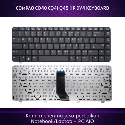 คีย์บอร์ด HP Pavilion DV4 COMPAQ Presario CQ40 CQ41 CQ45