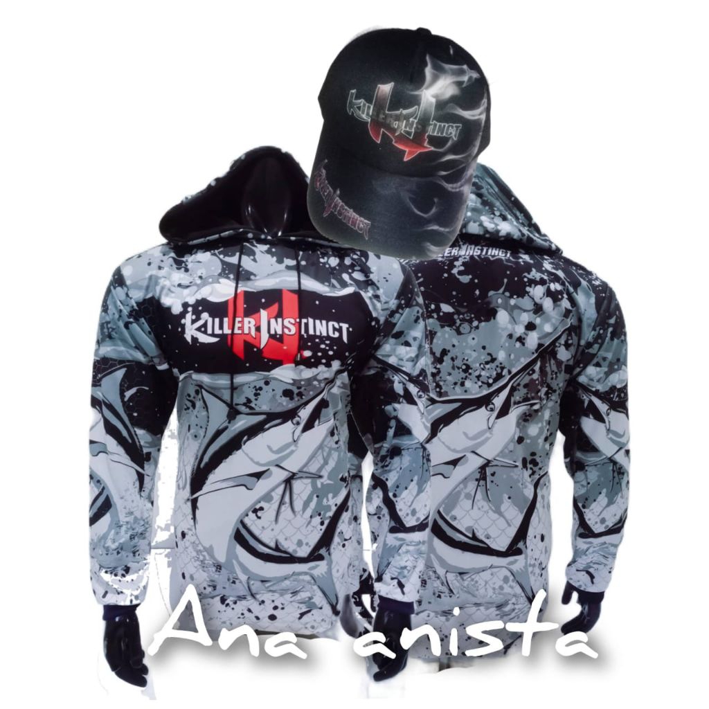 INDONESIAN ANGLER MANIA FISHING MANIA JERSEY + แพ็คเกจหมวก