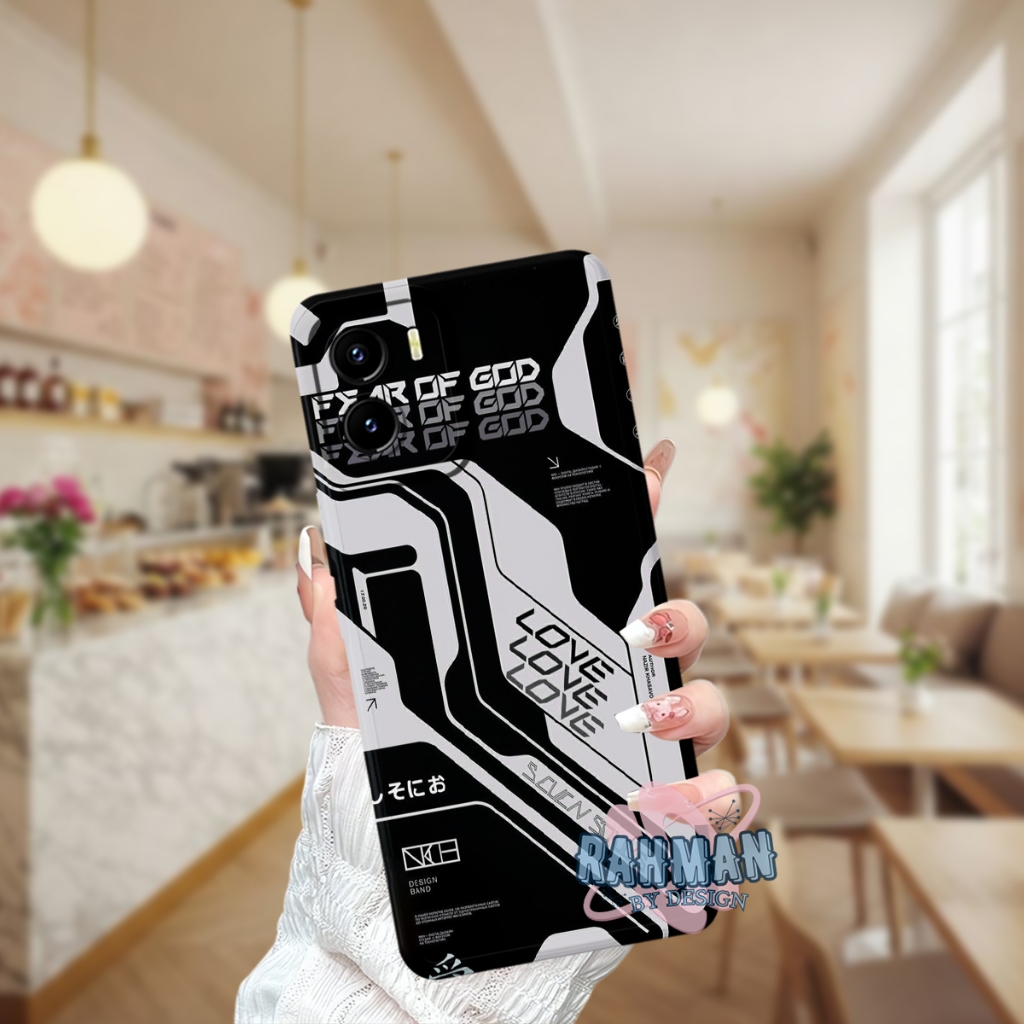 HP Vivo Y15S Softcase - Vivo Y01 - Vivo Y01A วัสดุยางยืดหยุ่น - Cool Motif - ซิลิโคนยืดหยุ่น - เคส V