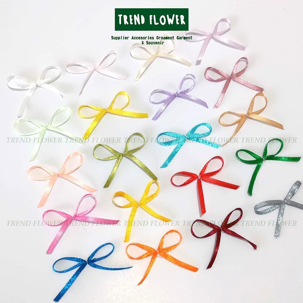 [PER GROSS] ริบบิ้นผ้าซาตินขนาดเล็ก 1/8 นิ้ว PLAIN PER DOZEN ริบบิ้นตกแต่งของที่ระลึก Apita ของขวัญแ