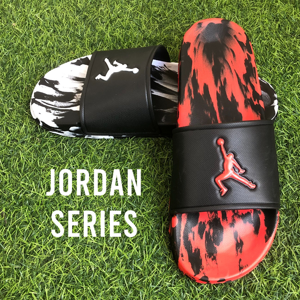 รองเท้าแตะ Distro ล่าสุด Mens, Cool 2-Color Sole / รองเท้าแตะยางผู้ชาย 40/44 Jordan
