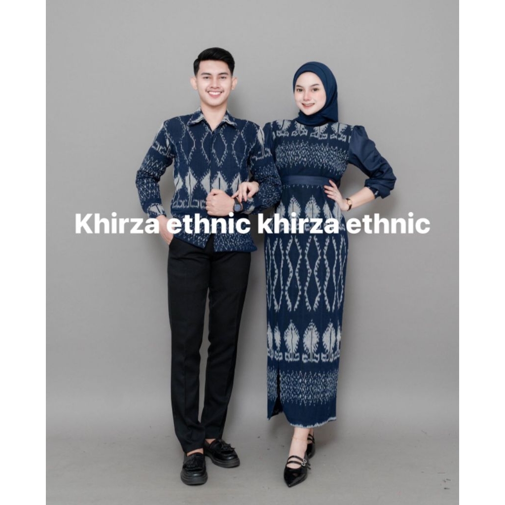 KARTINI NAVY COUPLE WOVEN CLOTHES - COUPLE - WOVEN COUPLE - WOVEN CLOTHES - COUPLE สําหรับ WEDDINGS