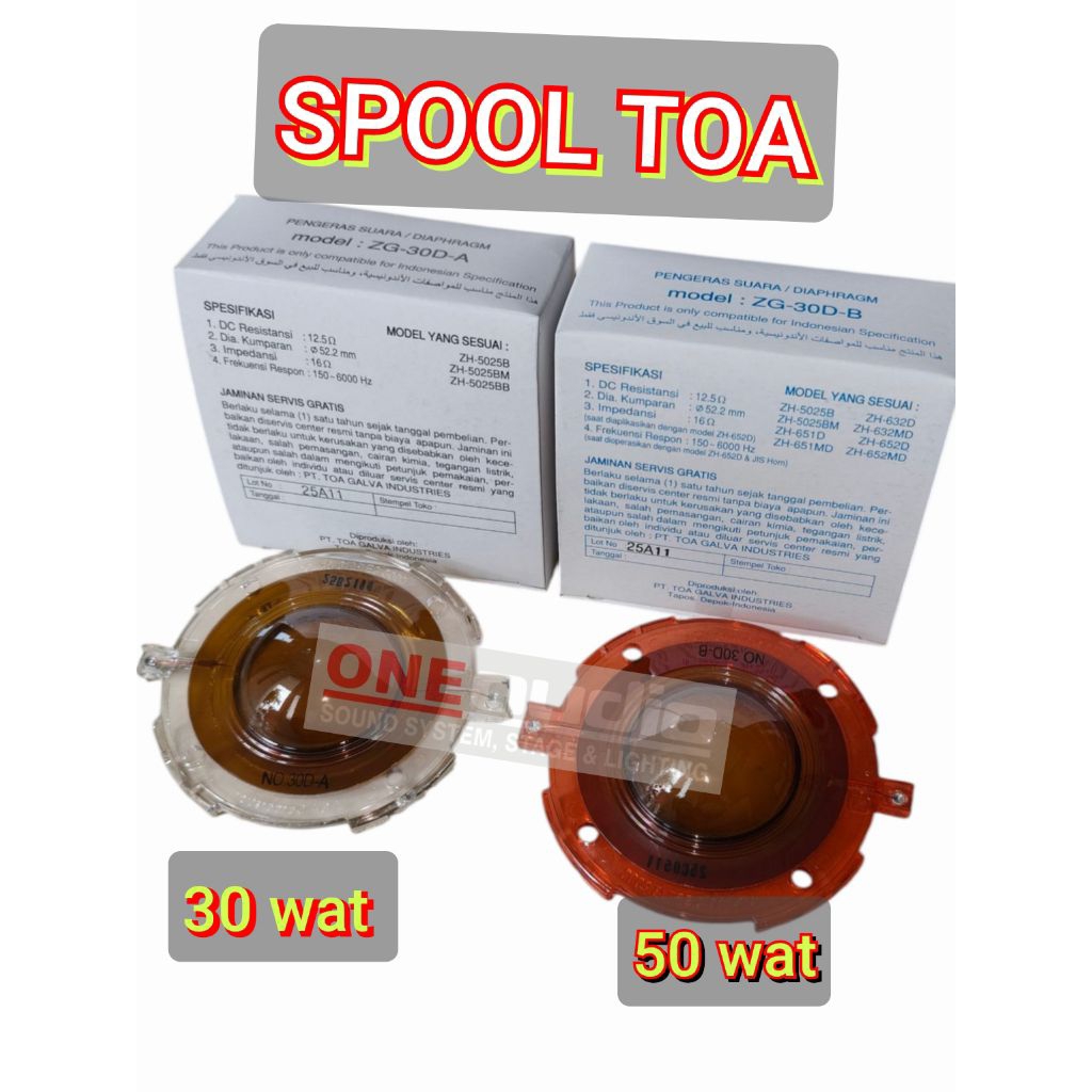 TOA มัสยิด ZH-5025B ZH-5025BM ZH-5025BB ช่องทาง Spool