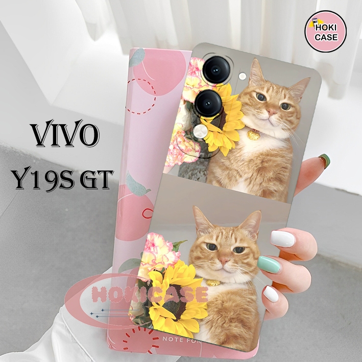 เคสโทรศัพท์ HP สําหรับ VIVO Y19S GT Y04 4G 2025 / VIVO Y29S 2025 Cool Cat Motif [HC14]