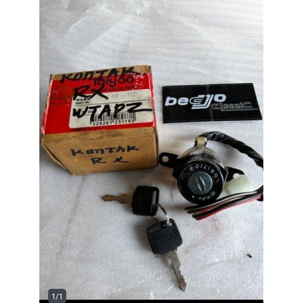 กุญแจจุดระเบิด Yamaha RX100 rx 100 ยี่ห้อ taiyo นําเข้าญี่ปุ่น กุญแจ Yamaha RX100