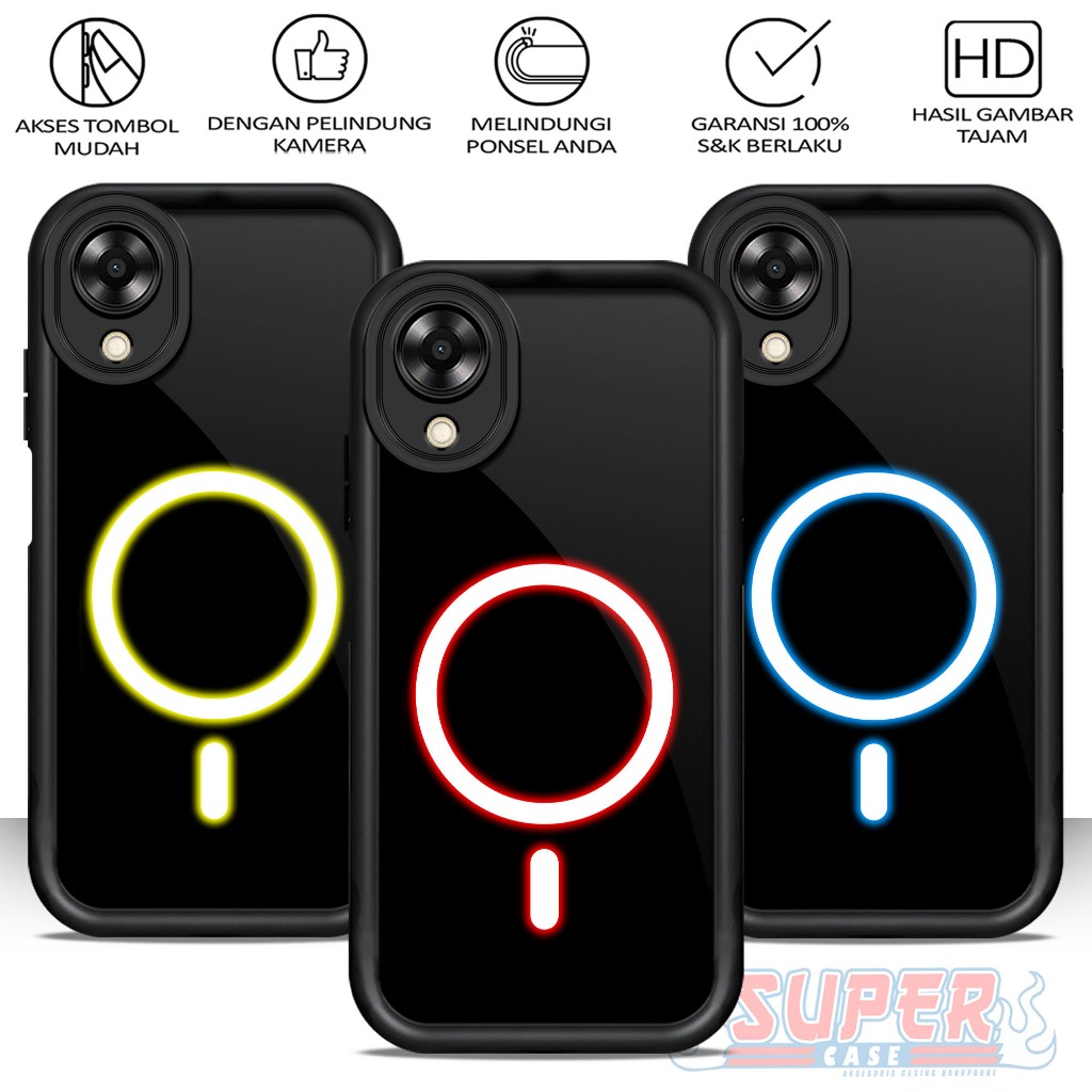 HP OPPO A17K Phone Case SuperCase Motif Phone Protector [LIGHT1] ล่าสุด Casing Softcase Hardcase กระ