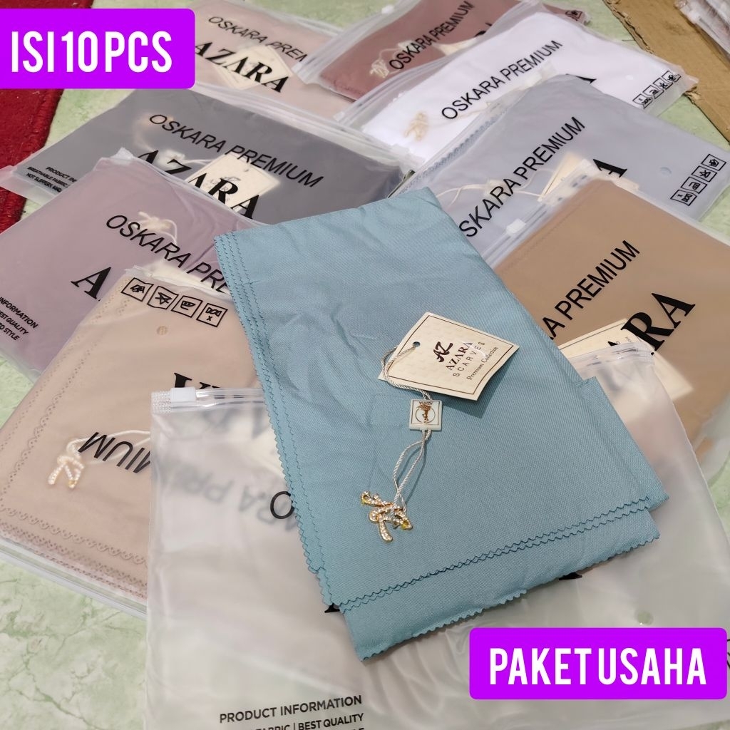 BUSINESS PACKAGE 10 ชิ้น] AZARA VOAL PREMIUM PLAIN LC LGO AZ PKING PUOCH TERSOFIA MANY สี