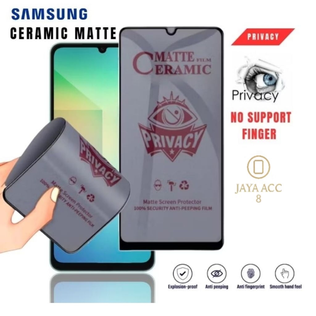 LAYER เซรามิค Matte Spy Samsung J3 J5 J3 J2 J4 J6 J7 J8 J2 J3 J5 J7 J2 J4 J5 J7 J4 J6 J7 ANTI SCRATC