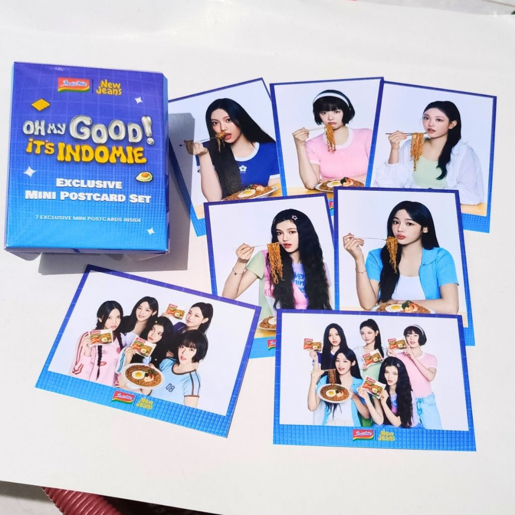 Photocard โปสการ์ด newjeans njz x indomie nct dream tostok jaaueyun tictac seventeen indomilk