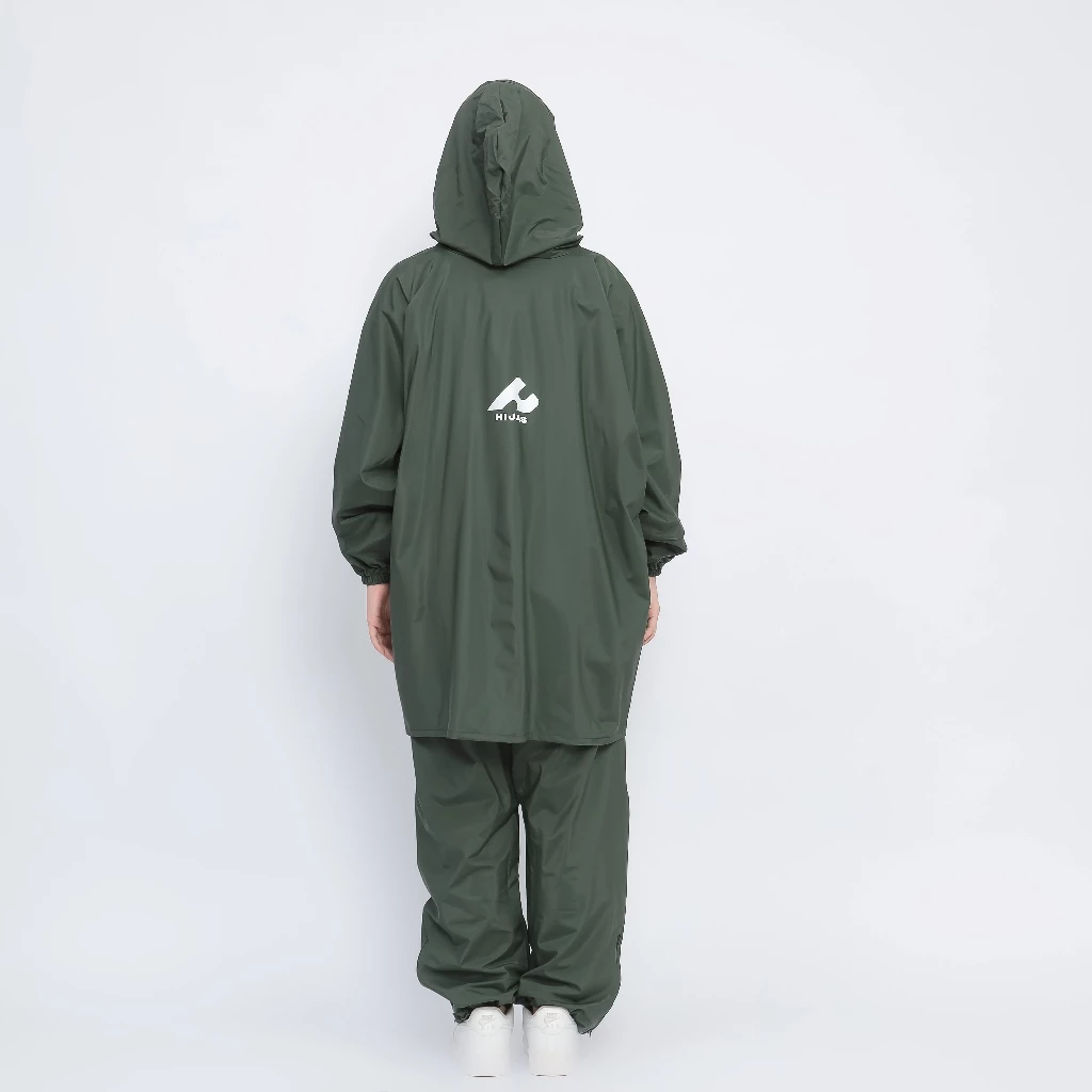 เสื้อกันฝน Hijasku ชุดโค้ท PVC หนา thumbnail 7
