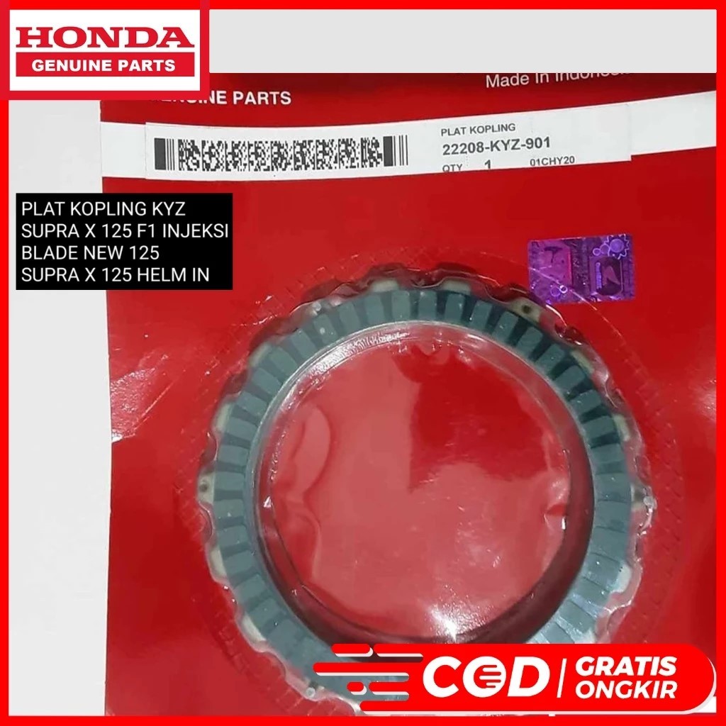 แผ่นคลัทช์แผ่นคลัทช์ SUPER CUB C125 SUPRA X 125 FI INJECTION HELMET IN ใหม่ BLADE ใหม่ KYZ 22201-KYZ