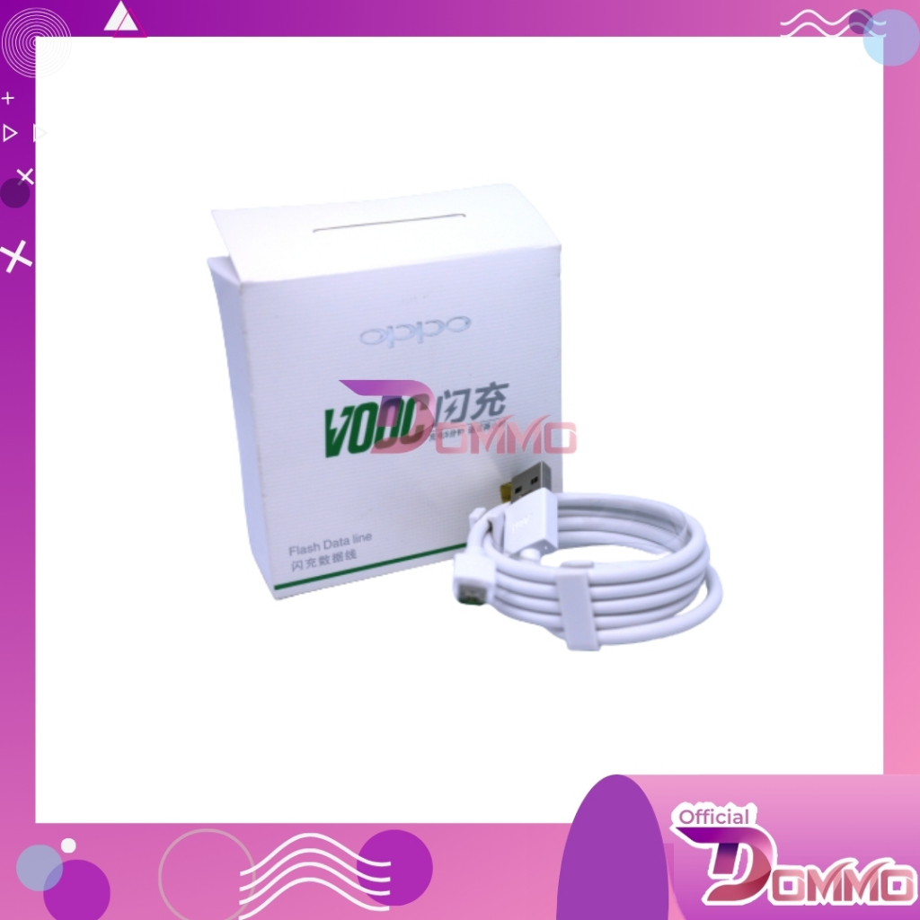 DOMMO - D5283 DATA CABLE สําหรับ OPPO VOOC V8 / MICRO WHITE