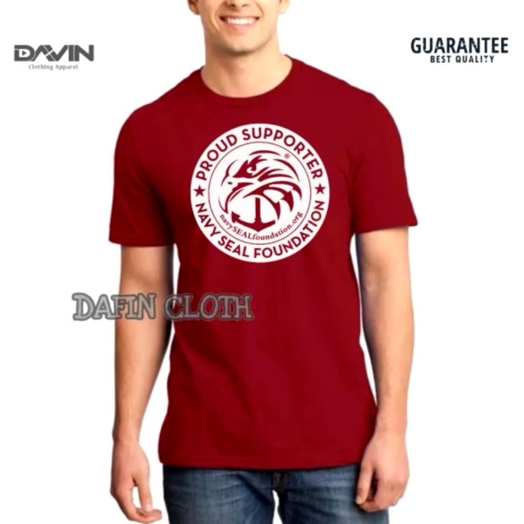 เสื้อยืดผู้ชาย Navy Seal Foundation Proud Supporter