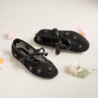 Dianable - Deena Flatshoes Sepatu Wanita (Black - Maroon - Pink - Off White)