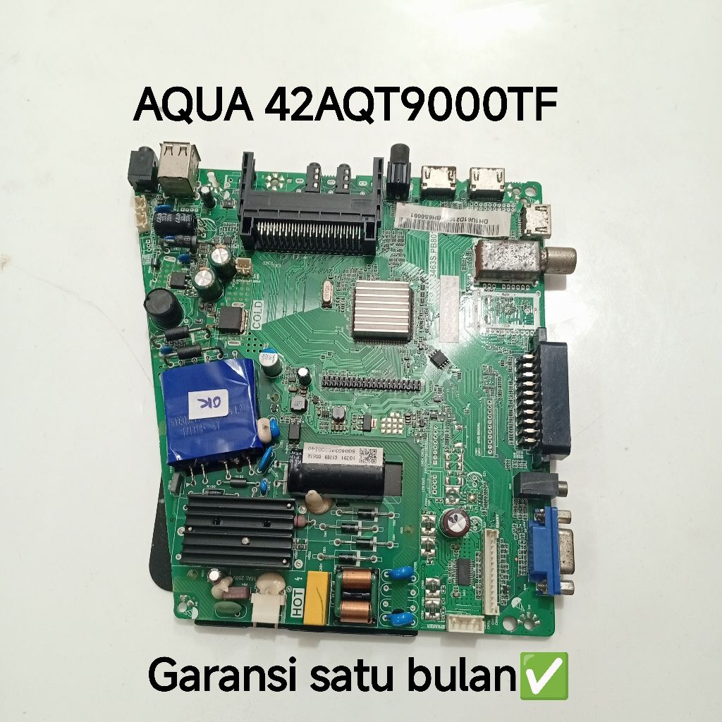 MESIN MB TV AQUA 42AQT9000TF MAINBOARD-MOBO-MODUL AQUA TV MACHINE 42AQT9000TF