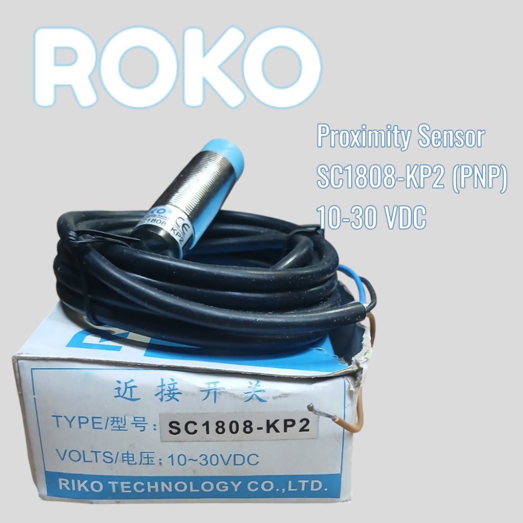 Proximity Sensor ชนิด SC1808-KP2 (PNP) ยี่ห้อ ROKO
