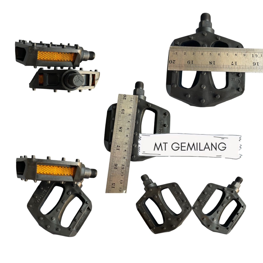 ￼กว้างเหยียบจักรยาน Pvc พลาสติก 20/24/26 Bmx Mini Ctb Siera Mtb Federal Mountain พับ Seli ETERNA 807