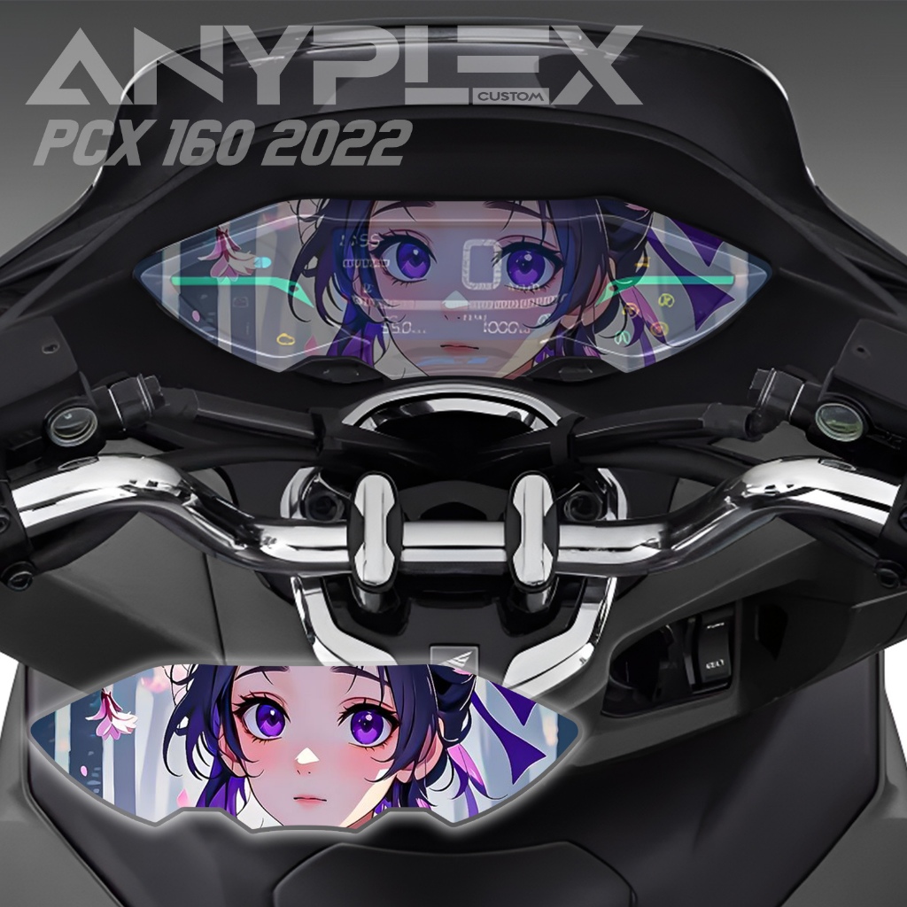 SHINOBU สติกเกอร์เรือนไมล์ PCX 160 โปร่งใส / PCX160 เรือนไมล์โปร่งใสอะนิเมะ