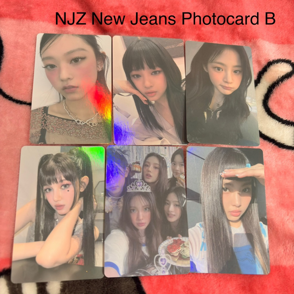 (ฟรี PC Off Check Dec) NJZ New Jeans Photocard Hologram