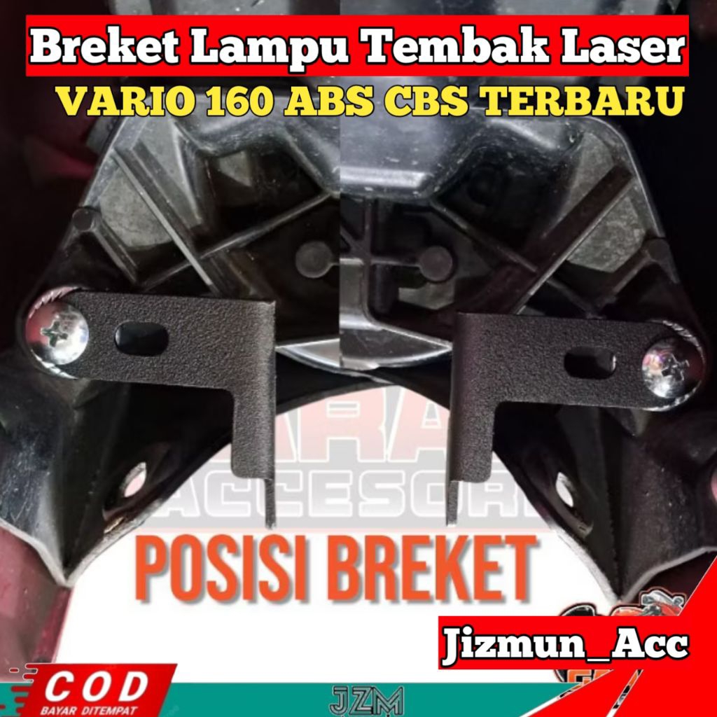 D2 Laser Spotlight Bracket สําหรับ VARIO 160 CBS ABS ใหม่ล่าสุด 2025 ราคา ถูกที่สุด ดีลบีเคเค แกลเลอรีภาพที่ 3