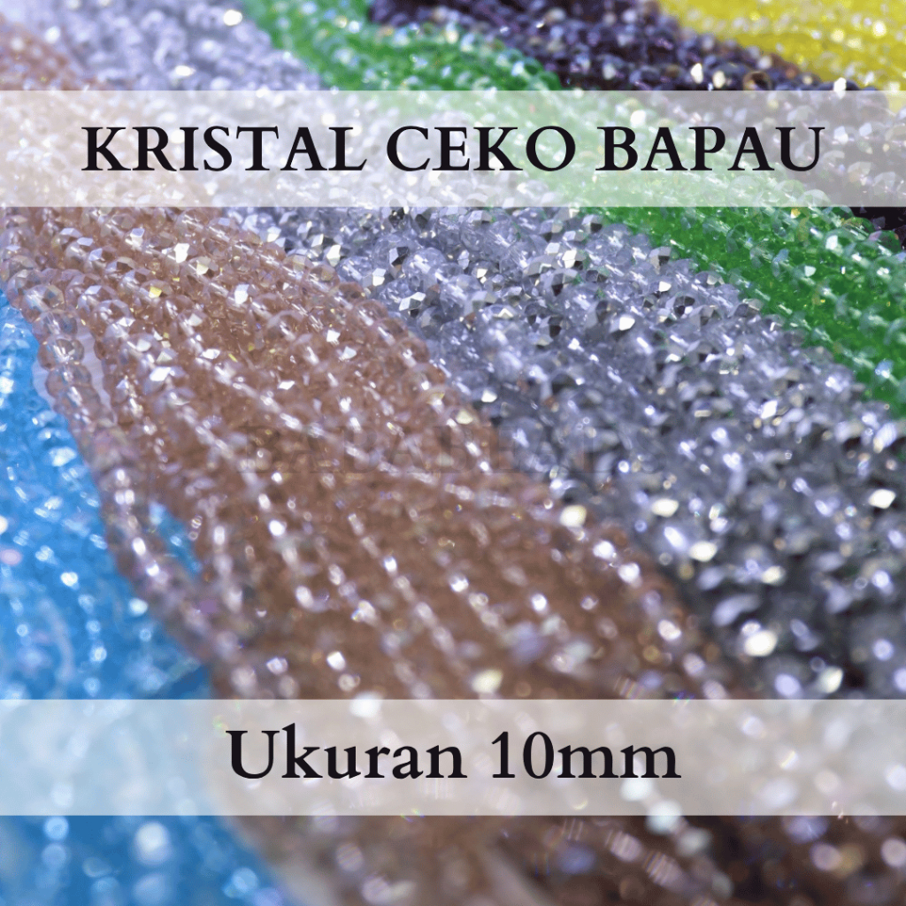 [10 ม.] - 10 มม. CZECH BAPAU CRYSTAL / CZECH BAPAU CRYSTAL / CZECH BEAD