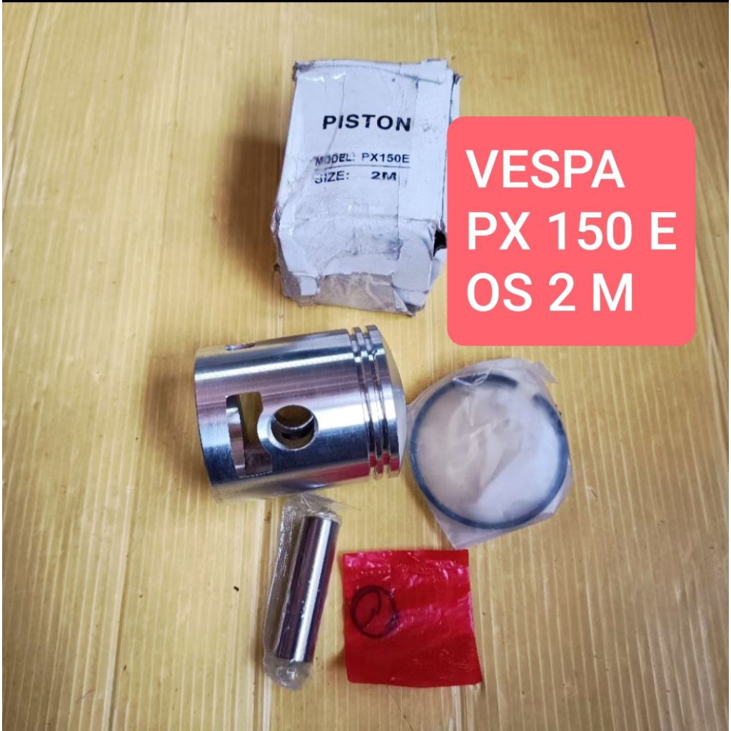 ลูกสูบพลัสแหวนชุดลูกแพร์ Vespa PX 150 E PX150E PX E OS 2 m