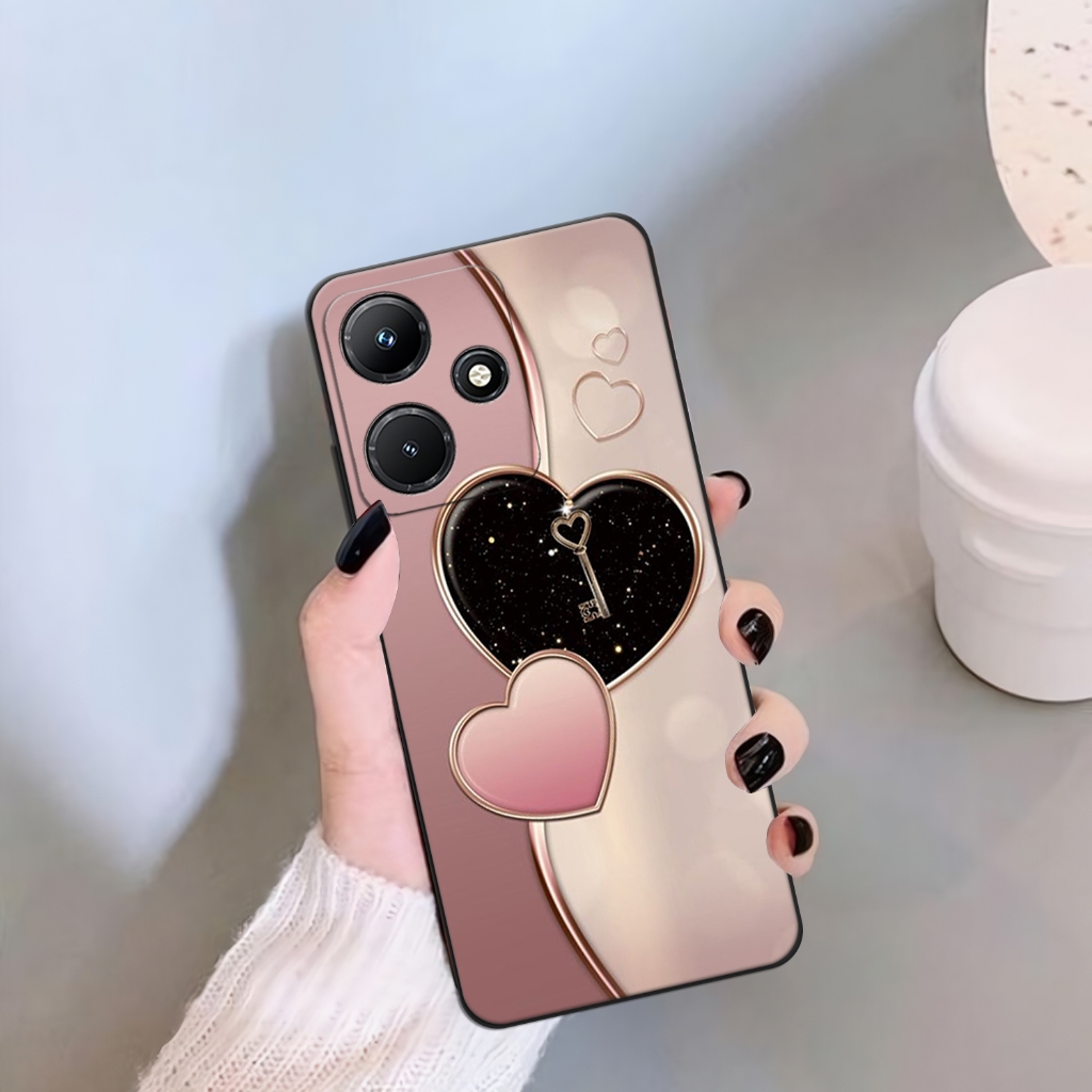 HP ล่าสุด INFINIX HOT 30i Case - INFINIX HOT 30 HOT 30i Phone Case { BL08 } Phone Silicone - Phone C