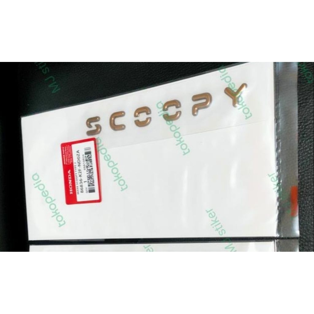 สัญลักษณ์ Honda Scoopy Gold 2025 ดั้งเดิม 86836-K2F-ND0ZA