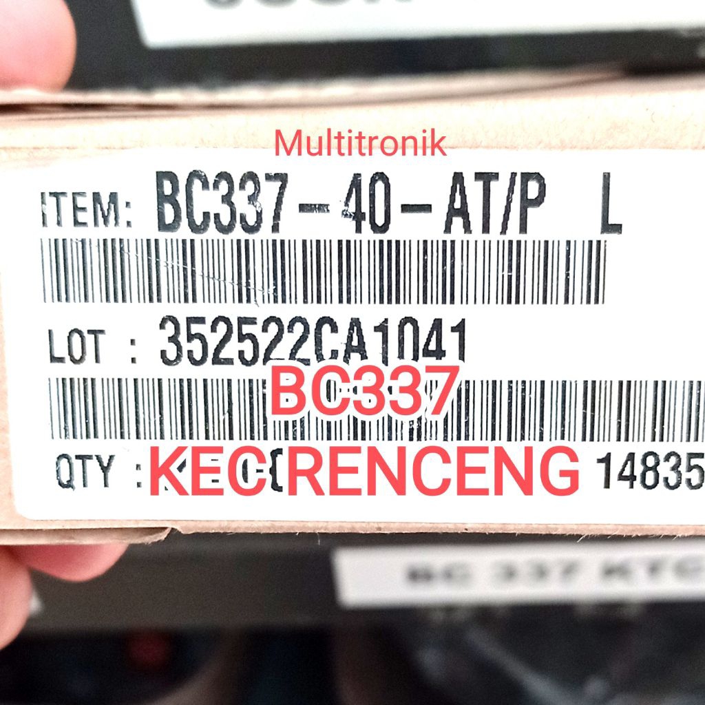 BC337 KEC ทรานซิสเตอร์ BC 337 - 40