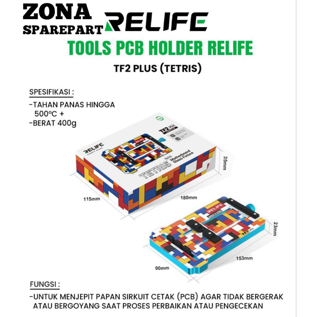 RELIFE TF1 MINI TETRIS/TF2 PLUS TETRIC